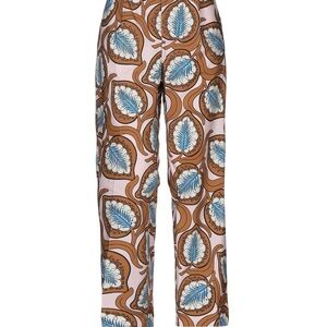 Marni Brown and Blue Patterned Women's Trousers